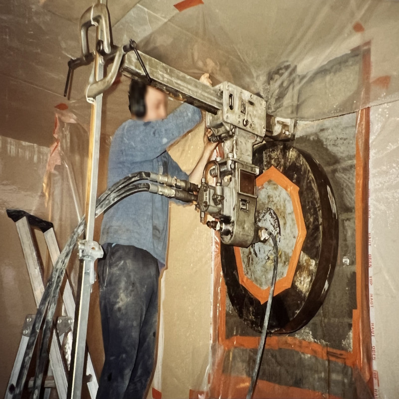 Carottage pour la création d’une ouverture